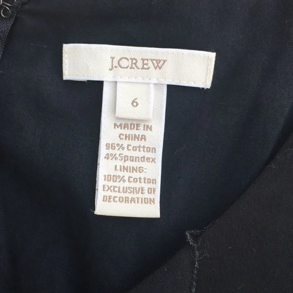 J.Crew Honore embellished dress. Size 6